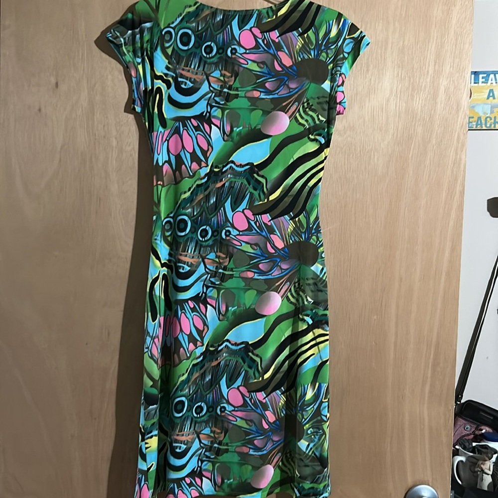 Joseph Ribkoff Multicolor Abstract Dress - Picture 5 of 5